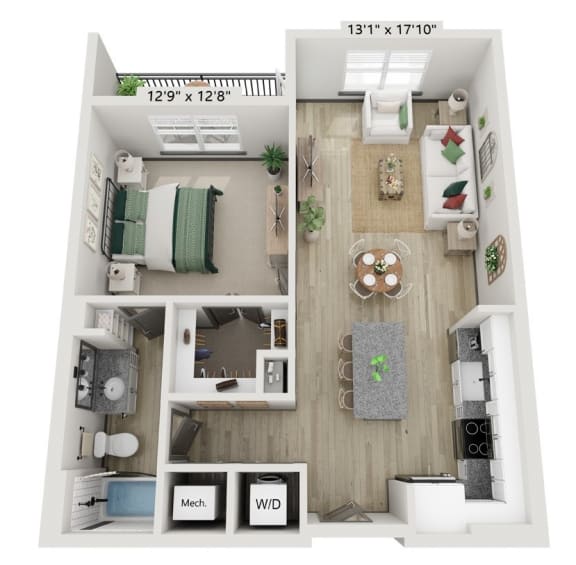 Floor Plans of The Sagefield in Jacksonville, FL